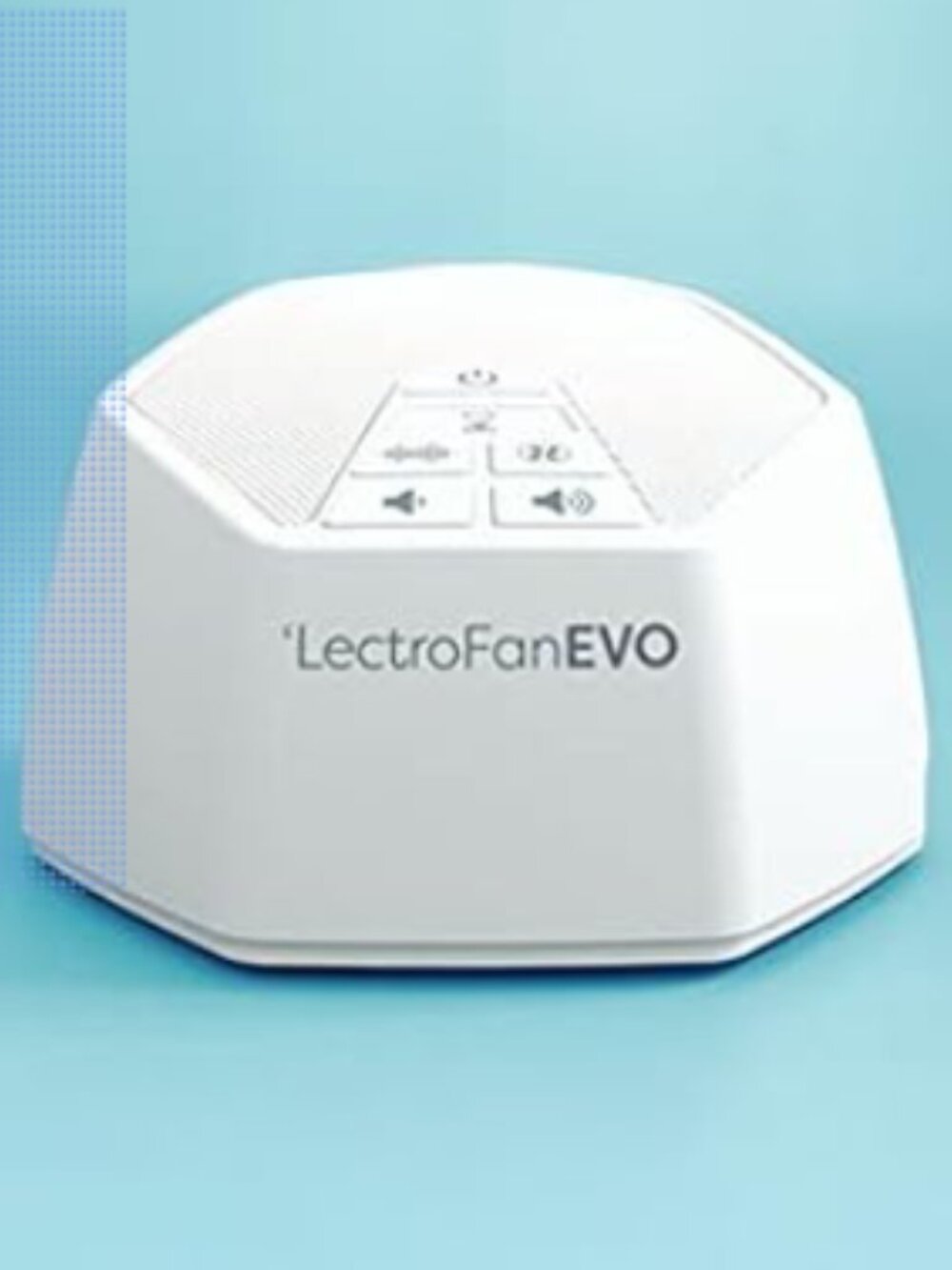 LectroFan EVO White Noise Machine - Compact Sleep Sound 22 Non-Looping Fan